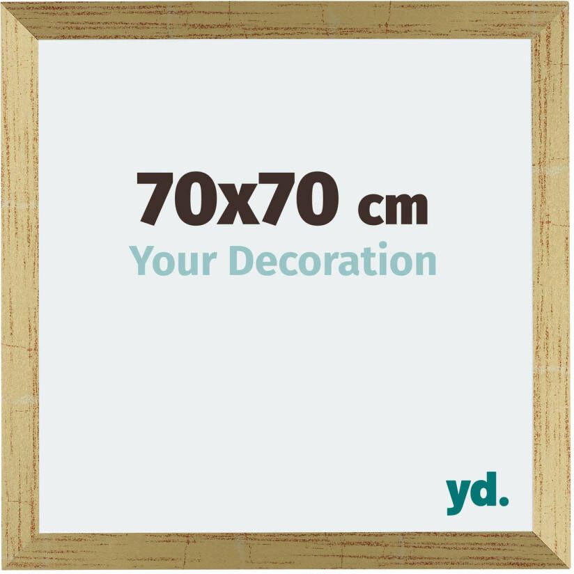 Your Decoration Fotolijst 70x70cm Goud Glanzend MDF Mura