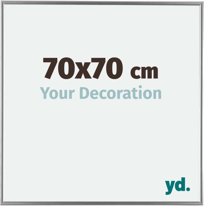 Your Decoration Fotolijst 70x70cm Zilver Kunststof Evry