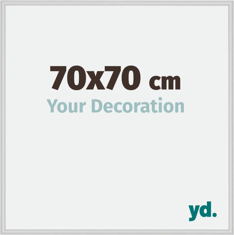 Your Decoration Fotolijst 70x70cm Zilver Mat Aluminium New York