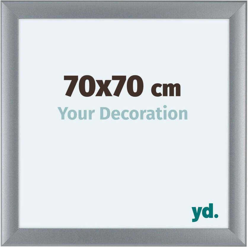 Your Decoration Fotolijst 70x70cm Zilver Mat MDF Como