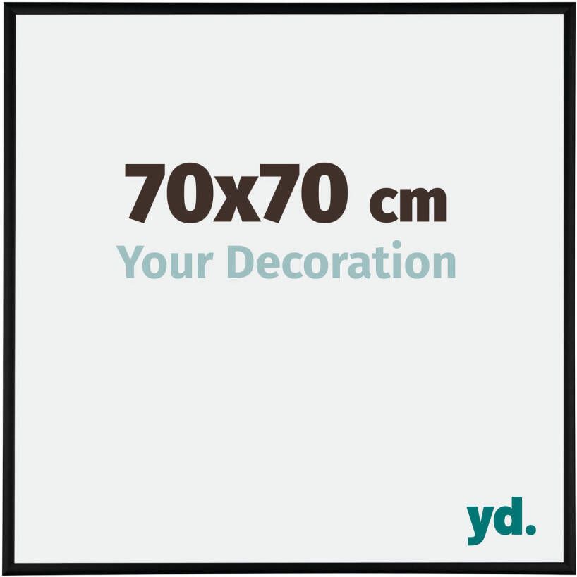 Your Decoration Fotolijst 70x70cm Zwart Mat Aluminium Austin