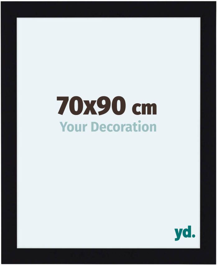 Your Decoration Fotolijst 70x90cm Zwart Hoogglans MDF Como