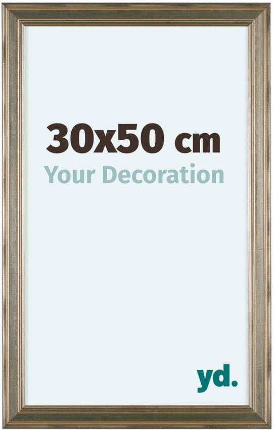 Your Decoration Lincoln Houten Fotolijst 30x50cm Zilver