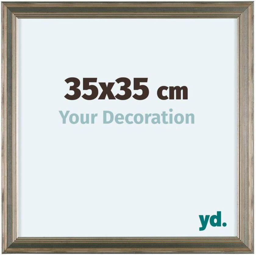 Your Decoration Lincoln Houten Fotolijst 35x35cm Zilver