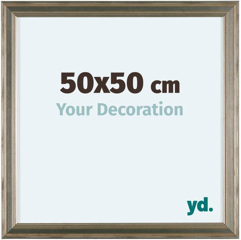 Your Decoration Lincoln Houten Fotolijst 50x50cm Zilver