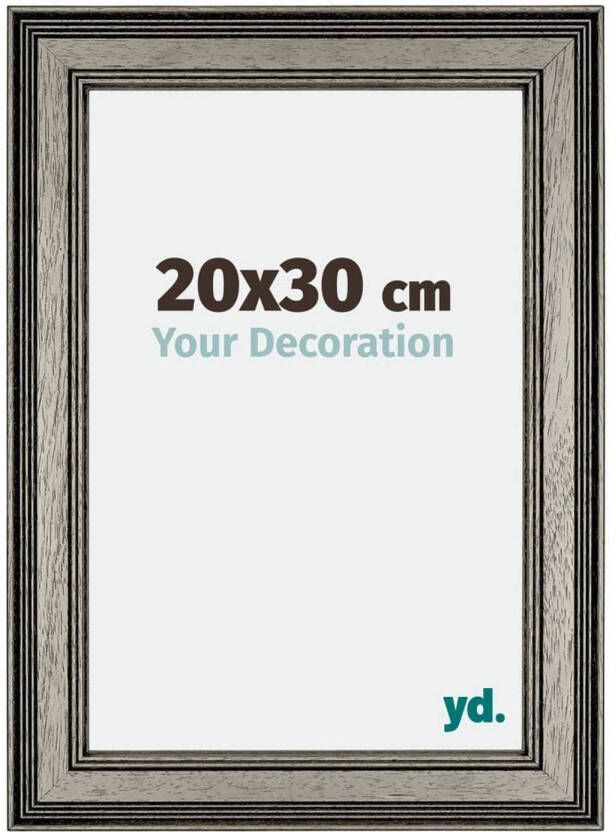 Your Decoration Liverpool Houten Fotolijst 20x30cm Zilver