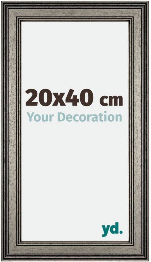 Your Decoration Liverpool Houten Fotolijst 20x40cm Zilver