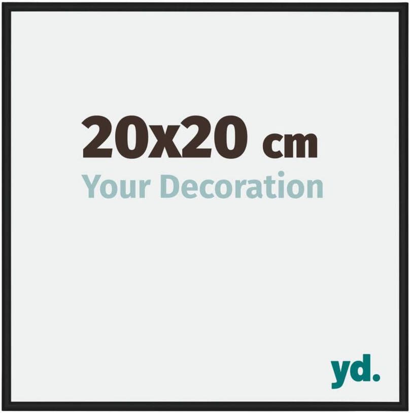 Your Decoration New York Aluminium Fotolijst 20x20cm Zwart Mat