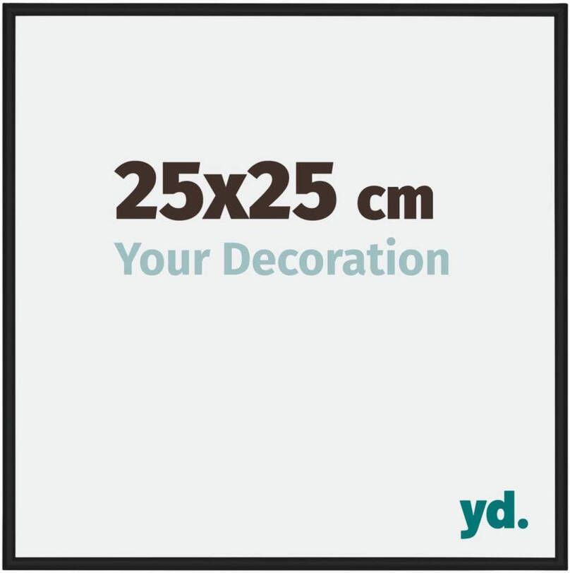 Your Decoration New York Aluminium Fotolijst 25x25cm Zwart Mat