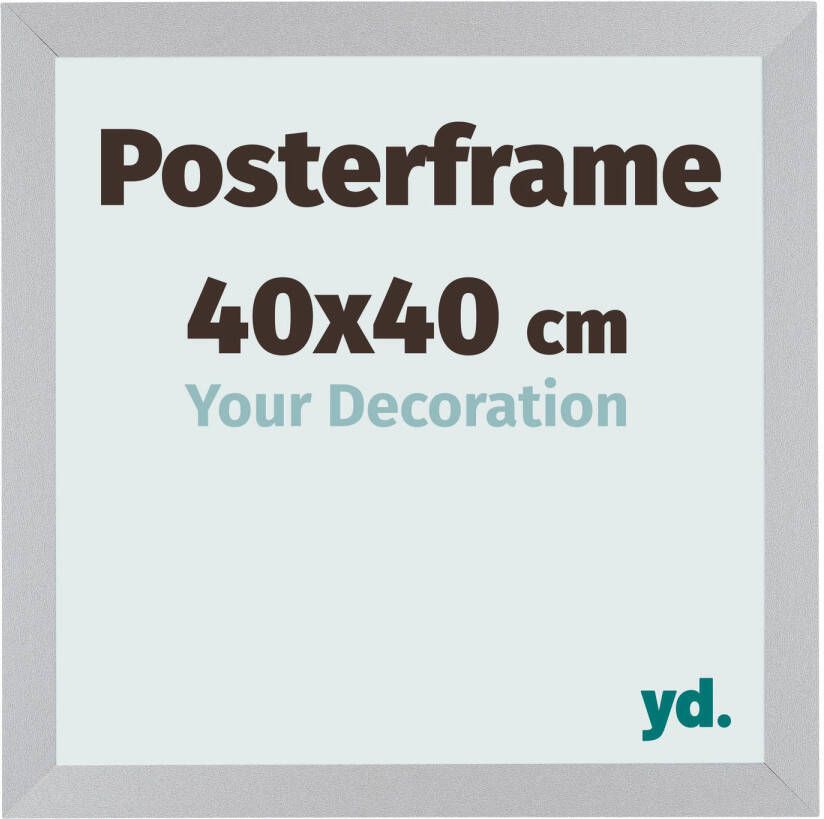 Your Decoration Posterlijst 40x40cm Zilver MDF Parma