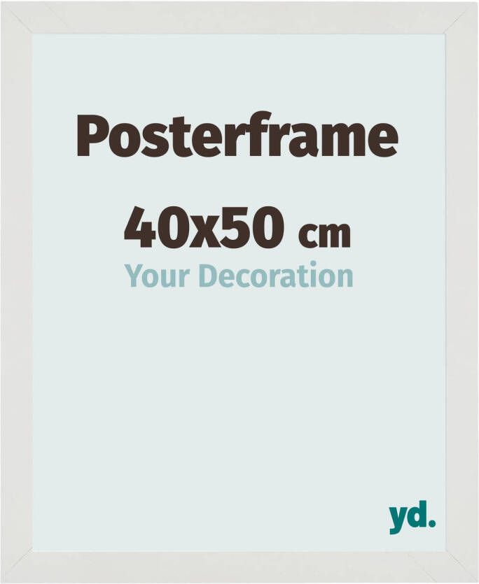 Your Decoration Posterlijst 40x50cm Wit Mat MDF Parma
