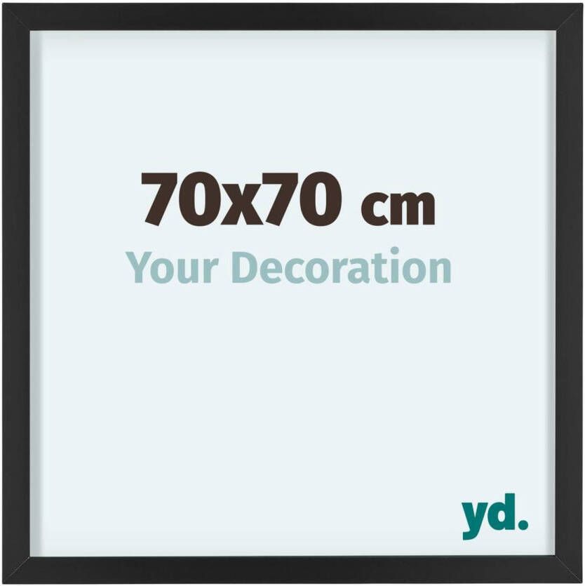 Your Decoration Virginia Aluminium Fotolijst 70x70cm Zwart