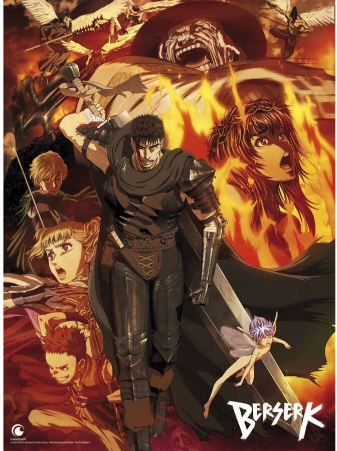 Yourdecoration ABYstyle Berserk Group Poster 38x52cm