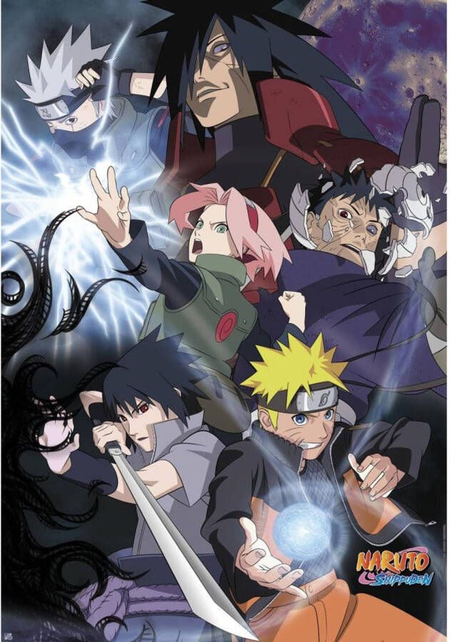 Yourdecoration ABYstyle Naruto Shippuden Group Ninja War Poster 61x91 5cm