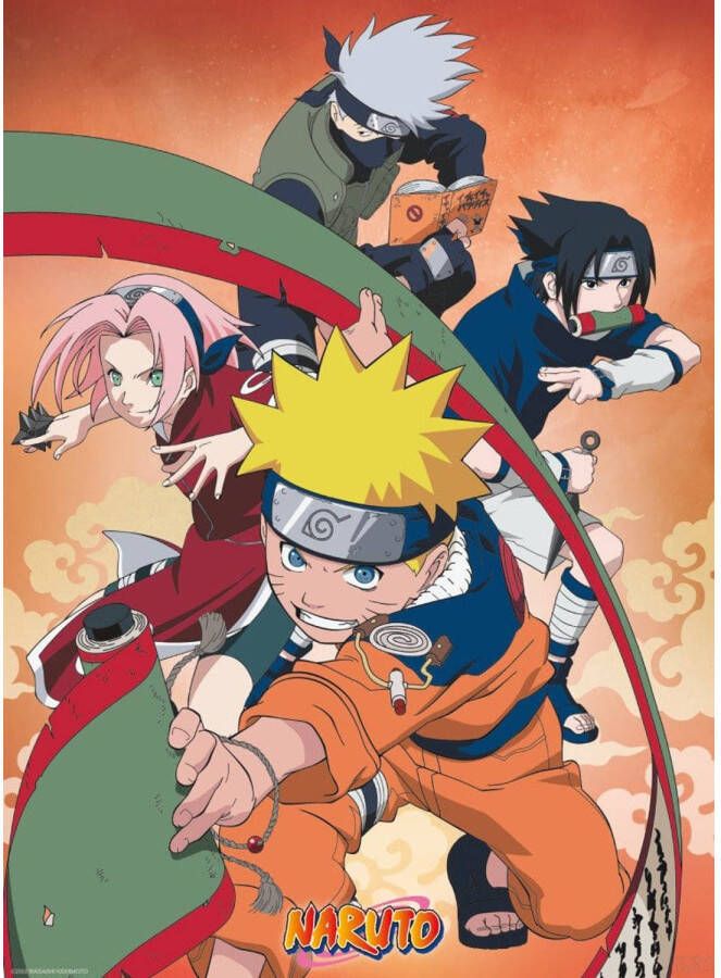 Yourdecoration ABYstyle Naruto Team 7 Poster 38x52cm
