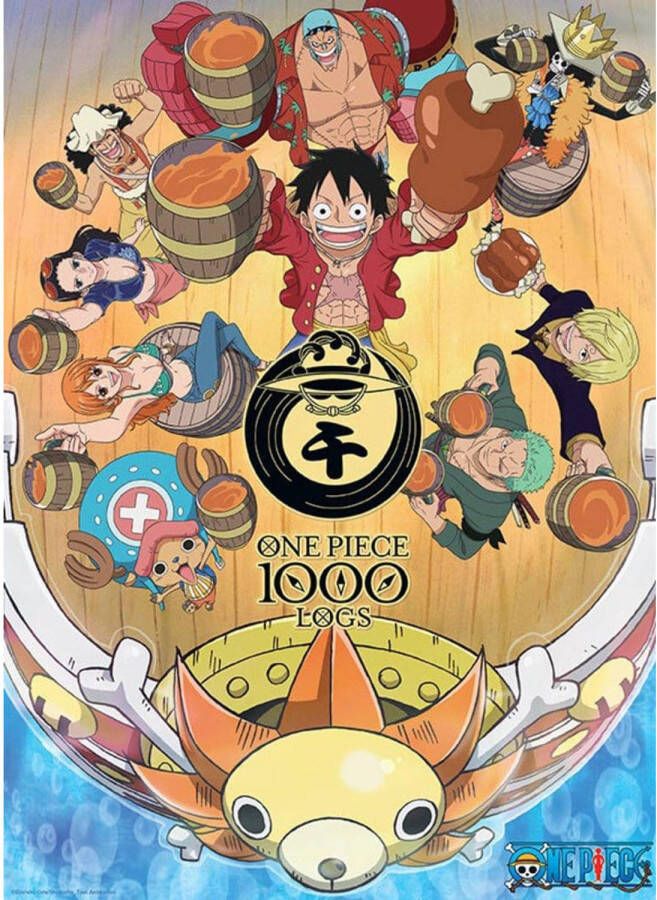 Yourdecoration ABYstyle One Piece 1000 Logs Cheers Poster 38x52cm