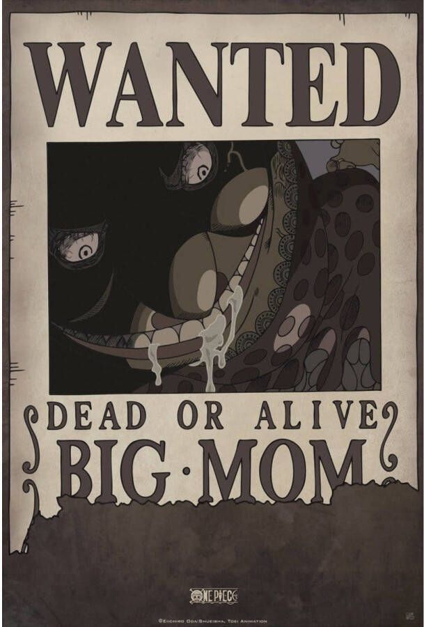 Yourdecoration ABYstyle One Piece Wanted Big Mom Poster 35x52cm