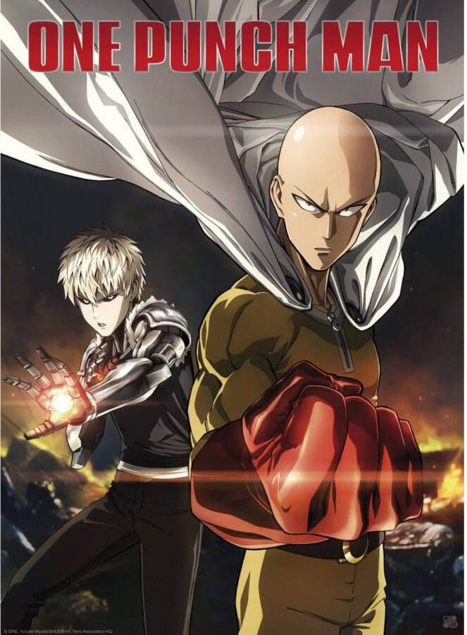 Yourdecoration ABYstyle One Punch Man Saitama and Genos Poster 38x52cm
