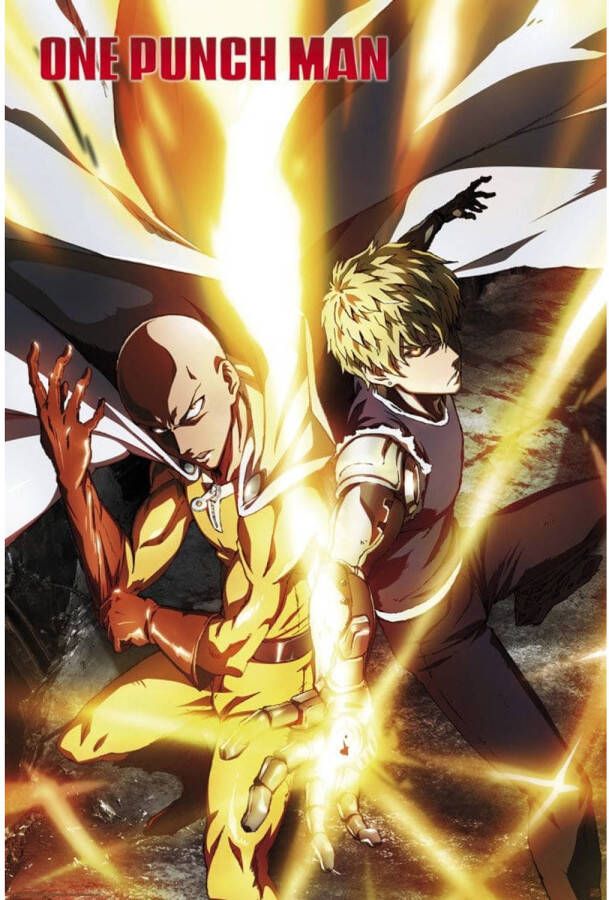 Yourdecoration ABYstyle One Punch Man Saitama and Genos Poster 61x91 5cm