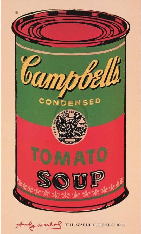 Yourdecoration Andy Warhol Campbell&apos;s Soup Kunstdruk 60x100cm