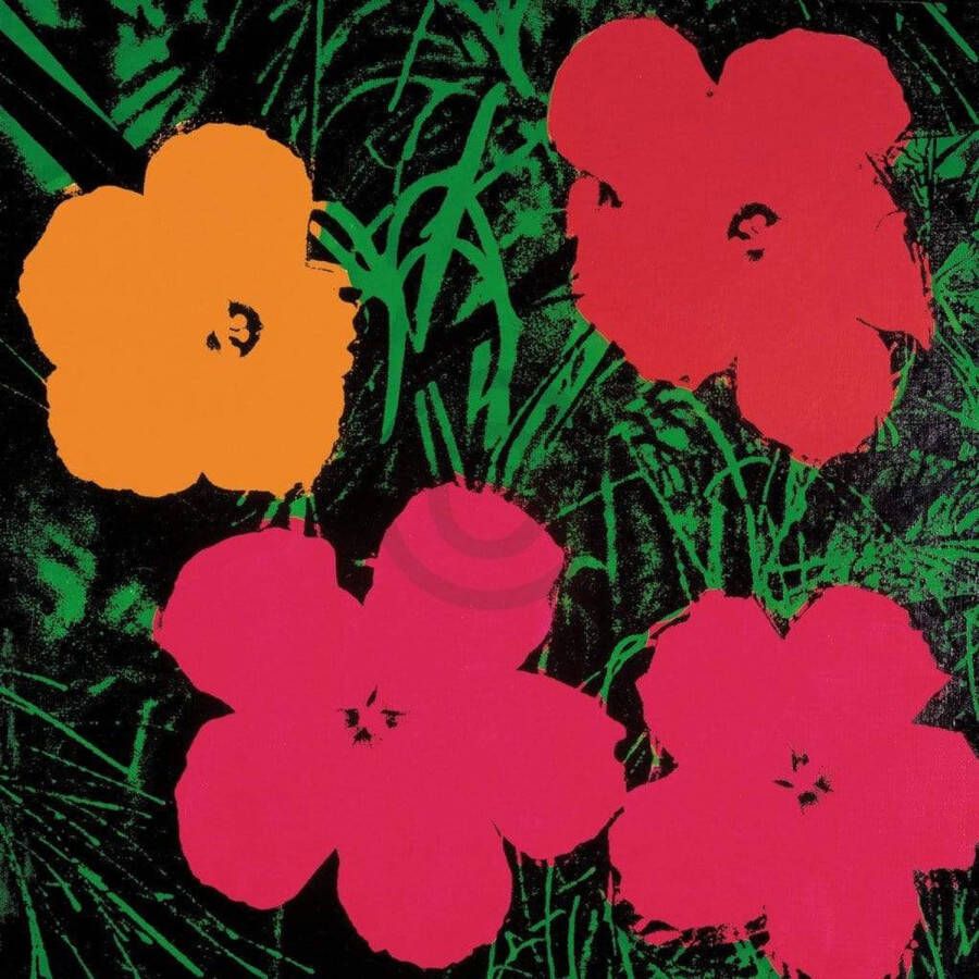 Yourdecoration Andy Warhol Flowers C. 1964 Kunstdruk 60x60cm