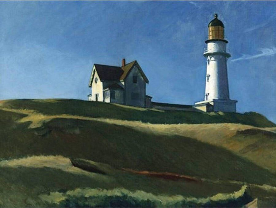 Yourdecoration Edward Hopper Lighthouse Hill 1927 Kunstdruk 80x60cm