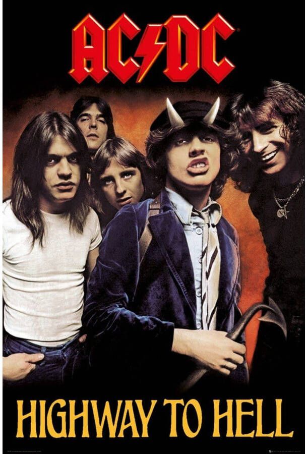 Yourdecoration GBeye AC DC Highway to Hell Poster 61x91 5cm