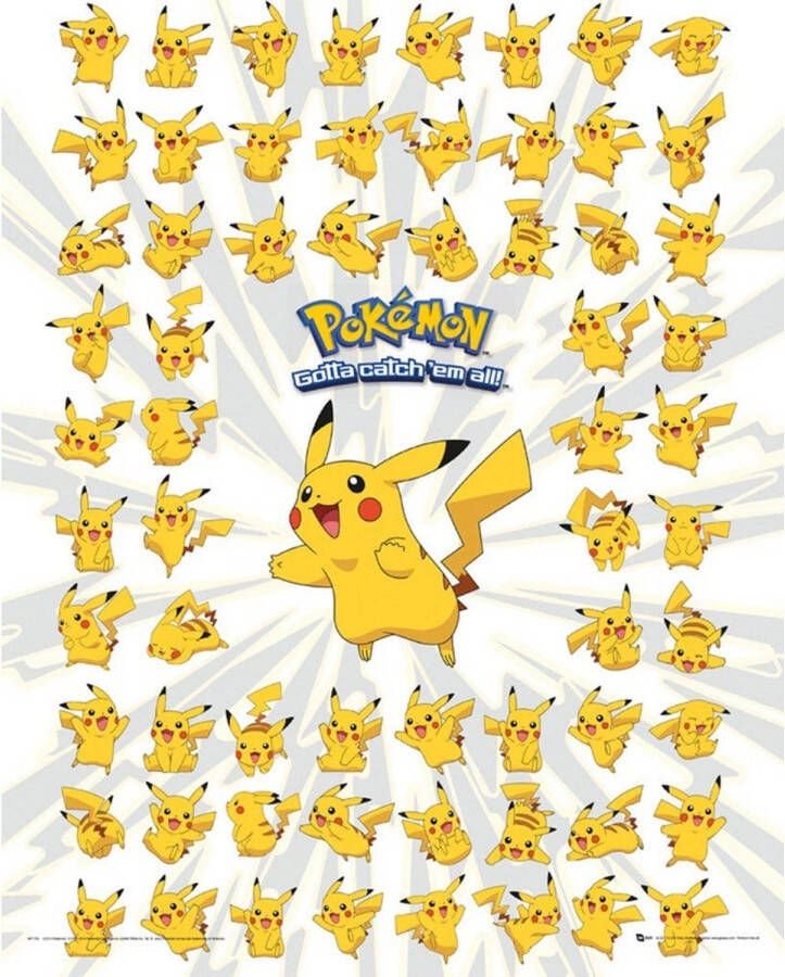 Yourdecoration GBeye Pokemon Pikachu Poster 40x50cm