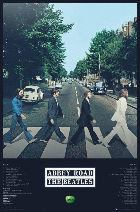 Yourdecoration GBeye The Beatles Abbey Road Tracks Poster 61x91 5cm