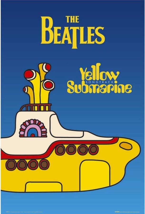 Yourdecoration GBeye The Beatles Yellow Submarine Cover Poster 61x91 5cm