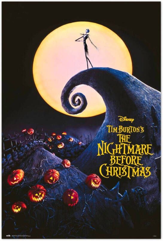 Yourdecoration Grupo Erik Disney Nightmare Before Christmas Poster 61x91 5cm