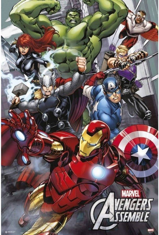 Yourdecoration Grupo Erik Marvel Avengers Assemble Poster 61x91 5cm