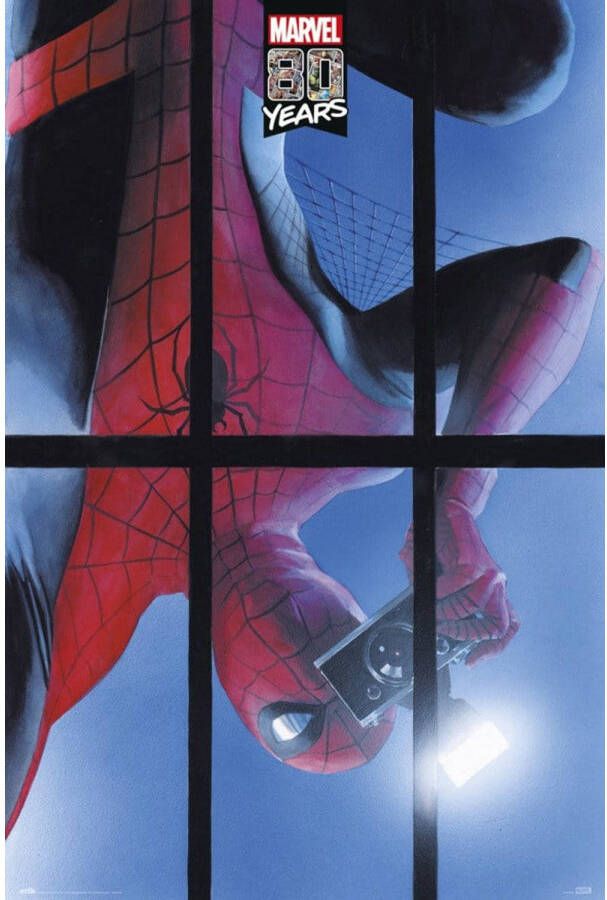 Yourdecoration Grupo Erik Marvel Spider-Man 80 Years Poster 61x91 5cm