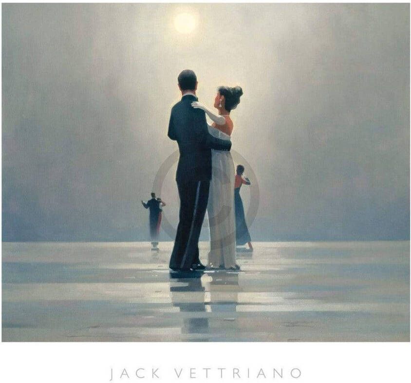 Yourdecoration Jack Vettriano Dance me to the End of Love Kunstdruk 72x68cm