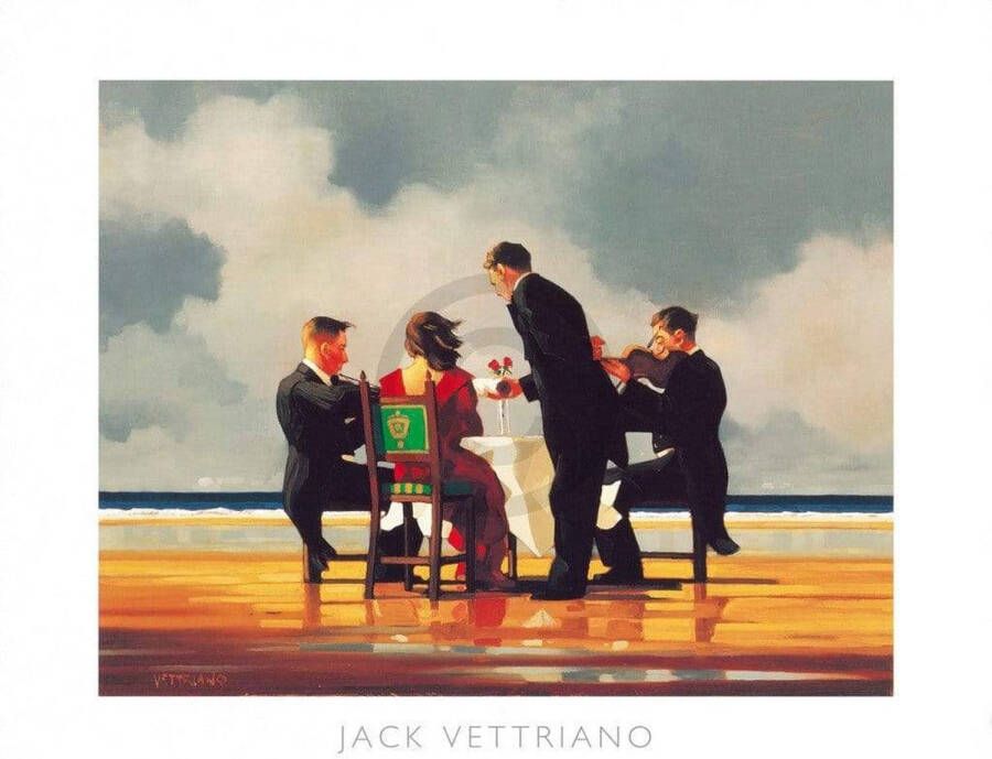 Yourdecoration Jack Vettriano Elegy for The Dead Admiral Kunstdruk 50x40cm