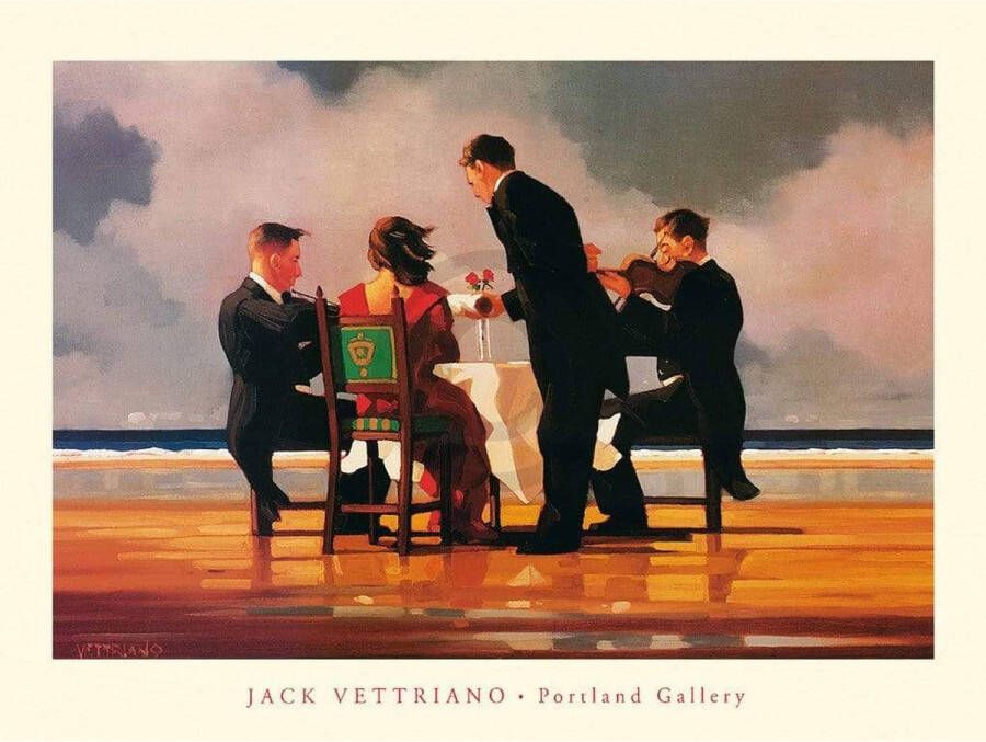 Yourdecoration Jack Vettriano Elegy for The Dead Admiral Kunstdruk 80x60cm