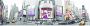 Papermoon Fotobehang New York Time Square panorama Vlies 2 banen 350 x 100 cm (2 stuks) - Thumbnail 1