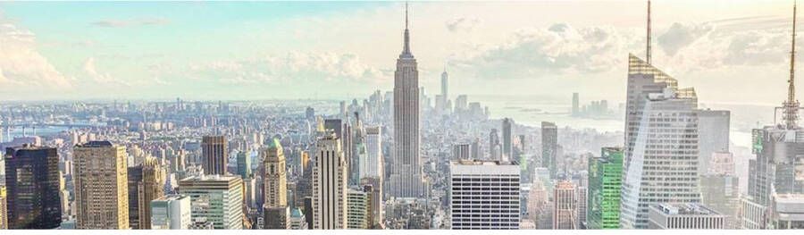 Papermoon Fotobehang New York panorama Vlies 2 banen 350 x 100 cm (2-delig)