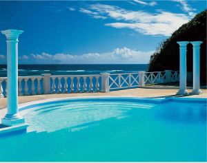 Yourdecoration Papermoon Pool View Vlies Fotobehang 350x260cm 7-banen