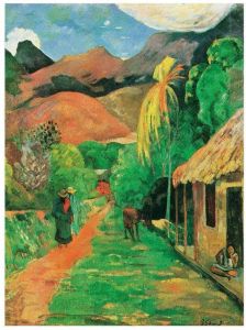 Yourdecoration Paul Gauguin Chemin A Papeete Kunstdruk 50x70cm