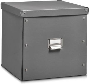 Zeller Storage Box cardboard grey