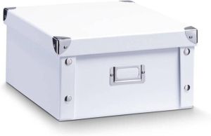 Zeller Storage Box cardboard white