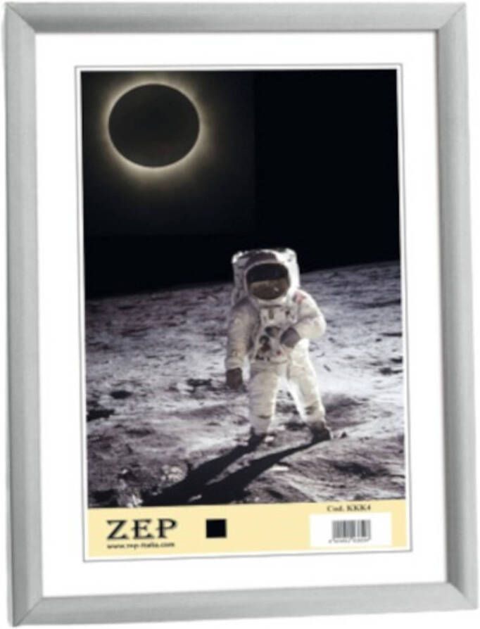 ZEP Fotolijst zilver kunststof geschikt voor een foto van 21 x 29.7 cm Fotolijsten