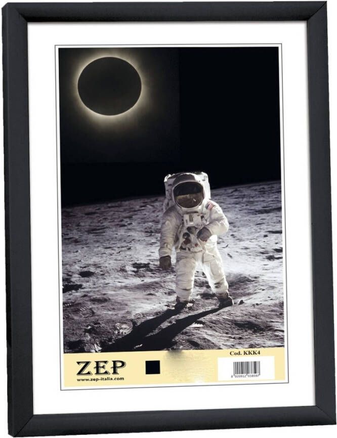 ZEP Fotolijst zwart kunststof geschikt voor een foto van 21 x 29.7 cm Fotolijsten
