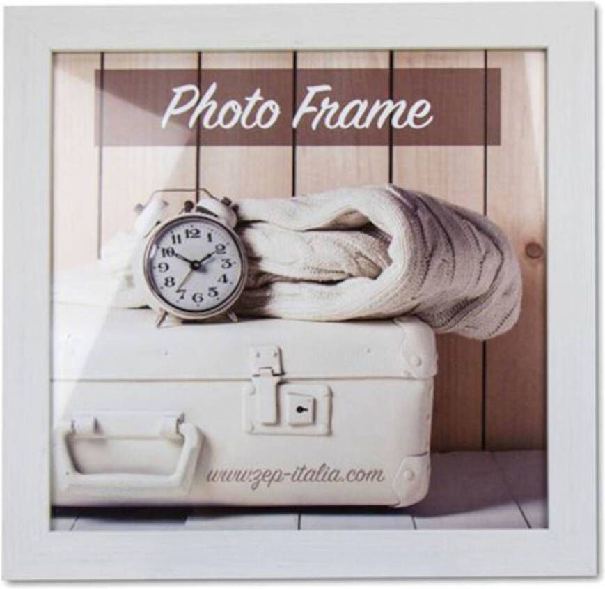 ZEP fotolijst Nelson vintage 30 x 30 cm hout wit