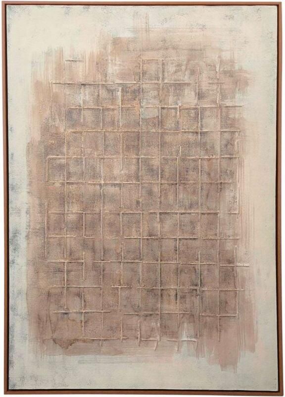 Budget Home Store 3D schilderij Grid 80x120cm