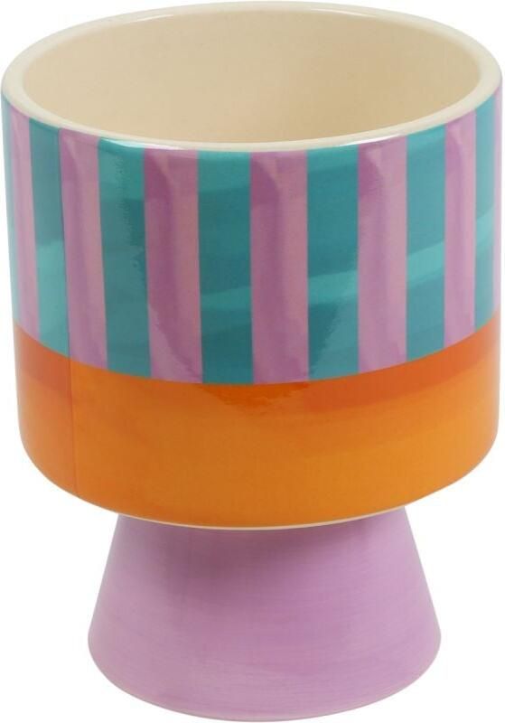 Budget Home Store Bloempot Stripes L