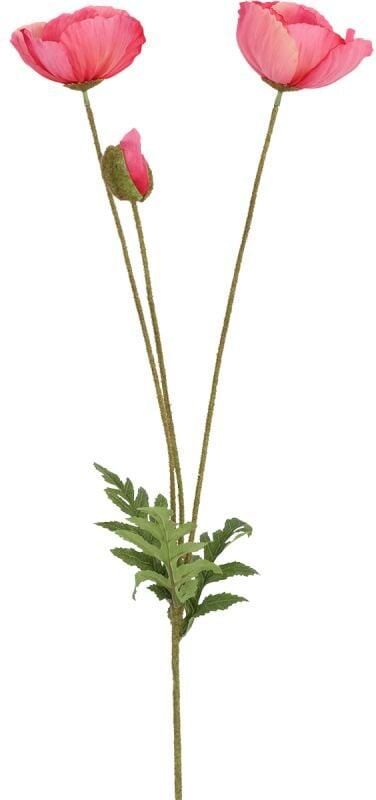 Budget Home Store Kunstbloem Papaver d.roze