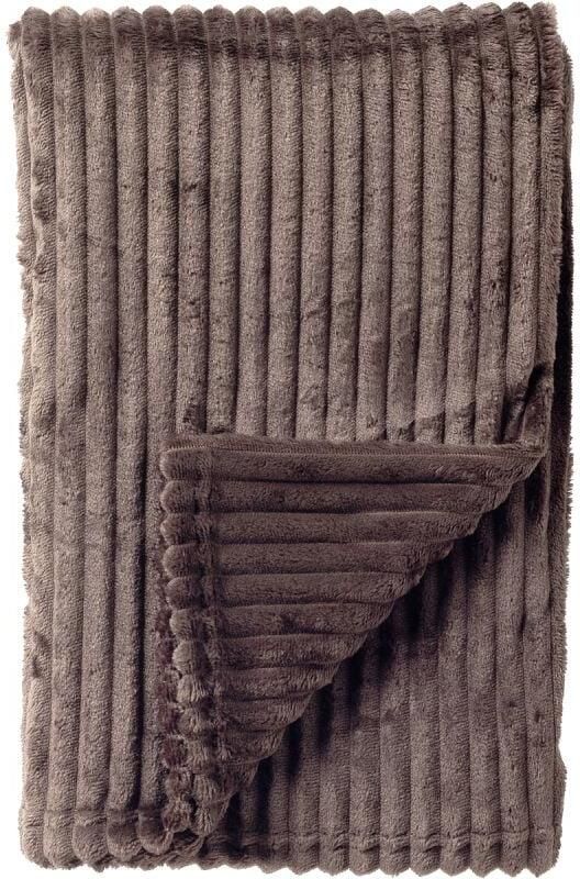 Budget Home Store Plaid Marthy 140x180 cm Driftwood