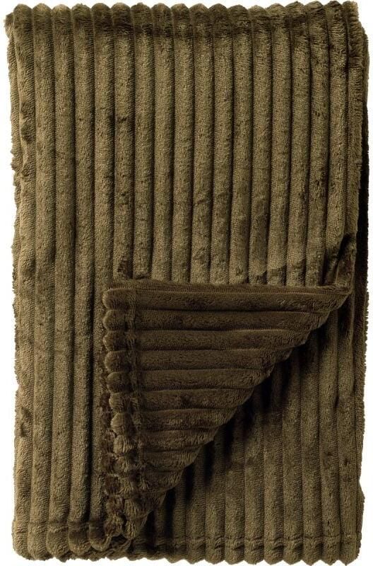 Budget Home Store Plaid Marthy 140x180 cm Military Olive